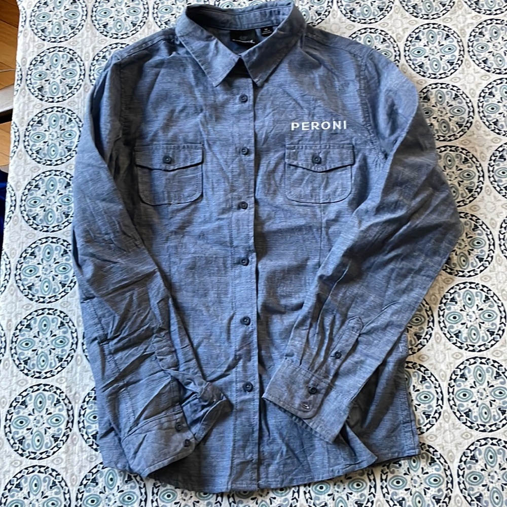 NWT PERONI Chambray Shirt medium